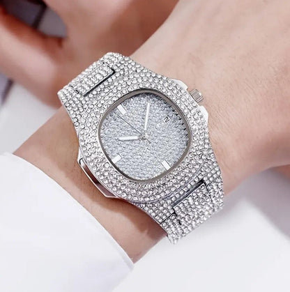 (Nr.7) Iced-Out Uhr (unisex)